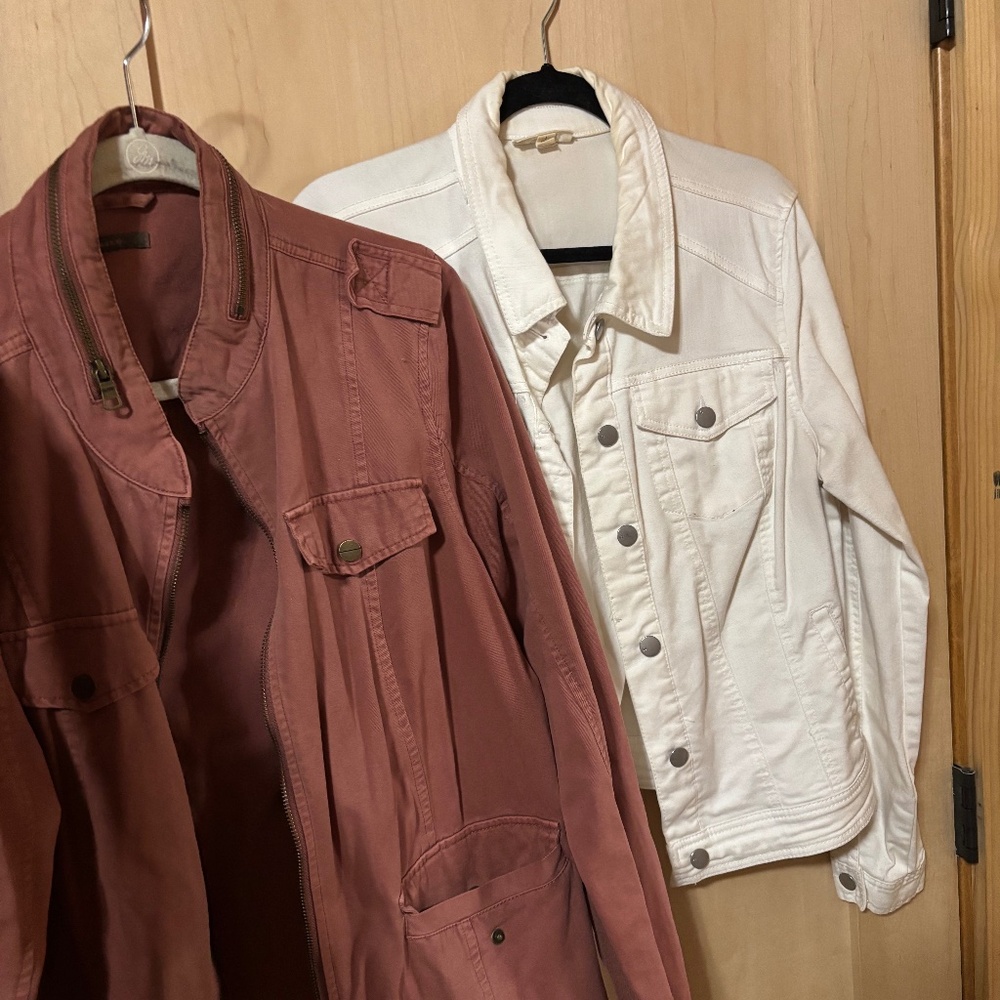 2 light jackets